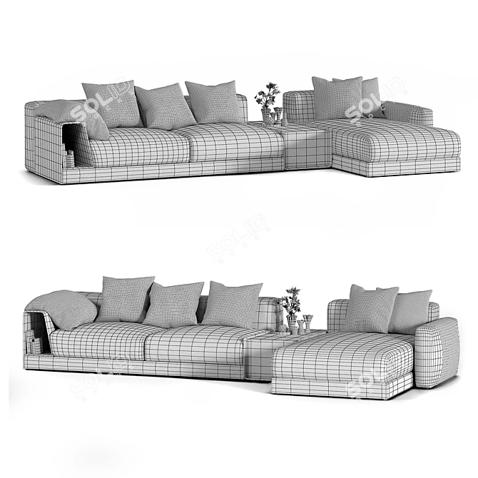 Stowe Bentley Modular Sofa 3D model image 3