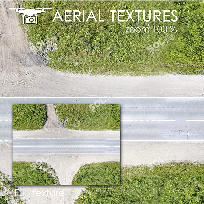 Aerial Bliss: 4K Seamless Exterior Texture 3D model image 1