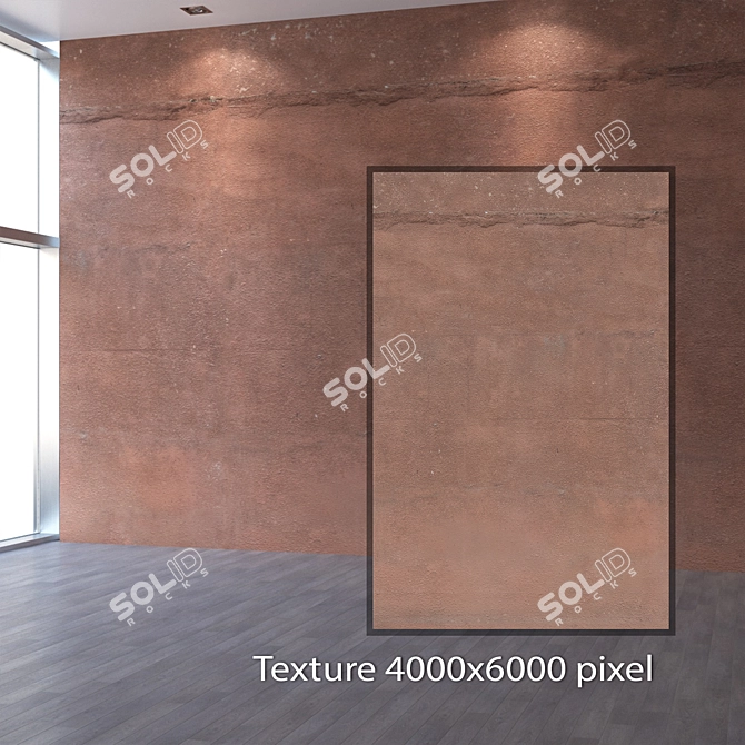 Seamless 4K Plaster Texture 3D model image 2