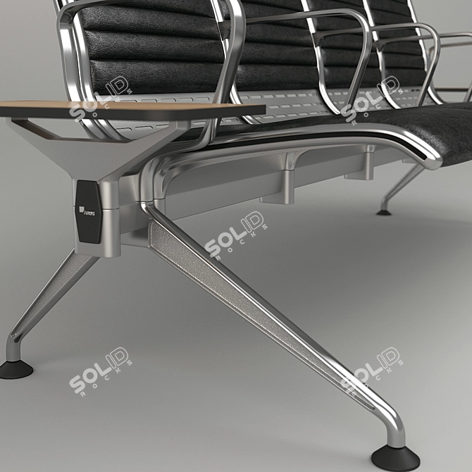 Fursys Ch180: Stylish Waiting Chair 3D model image 3