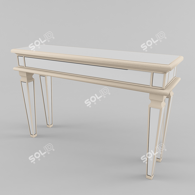  Vintage Console: Classic Design 3D model image 1