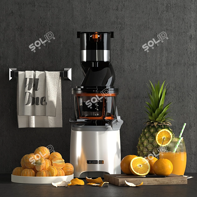 Kenwood JMP800SI Fruit Juicer 3D model image 1