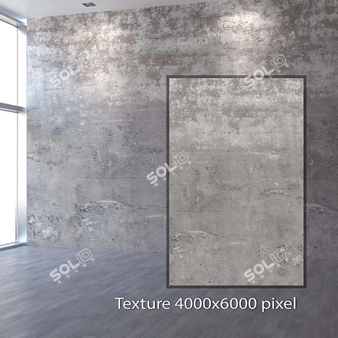 Seamless Plaster Texture 3D model image 2