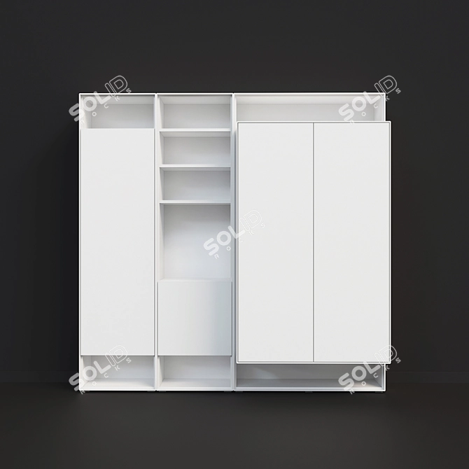 Hulsta Now! Easy_41263: Stylish Modular Furniture Set 3D model image 1