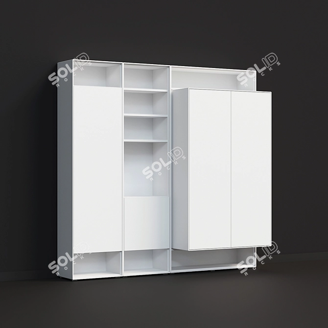 Hulsta Now! Easy_41263: Stylish Modular Furniture Set 3D model image 2