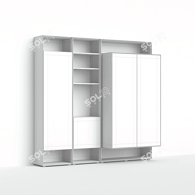 Hulsta Now! Easy_41263: Stylish Modular Furniture Set 3D model image 3