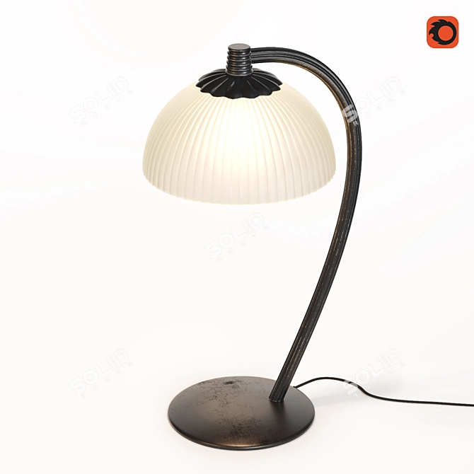 Elegant Nowodvorski Baron Table Lamp 3D model image 1