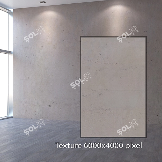 Seamless 4K Plaster Texture 3D model image 2