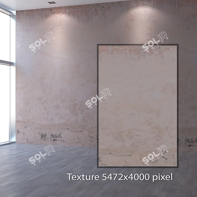 Seamless 4K Plaster Texture 3D model image 2