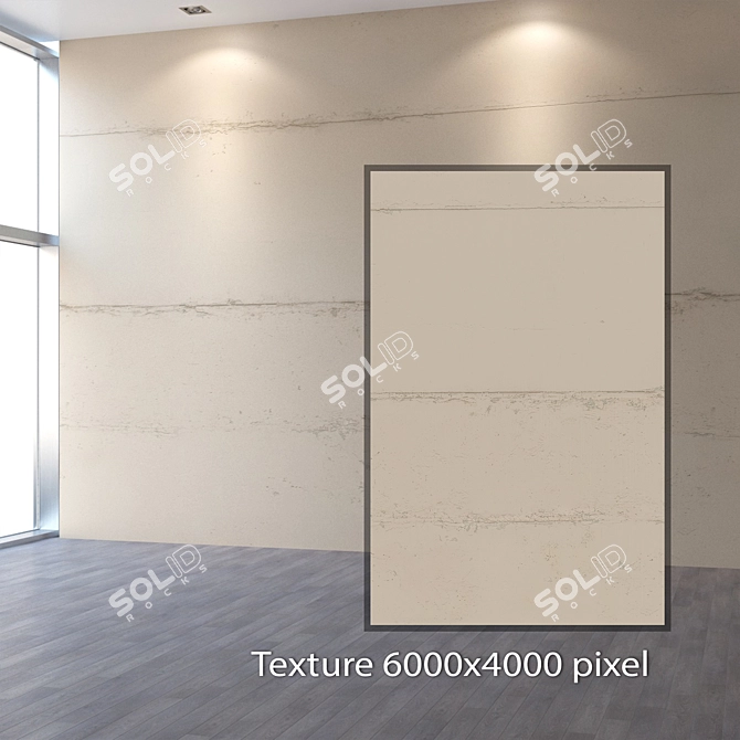 Seamless 4K Plaster Texture 3D model image 2