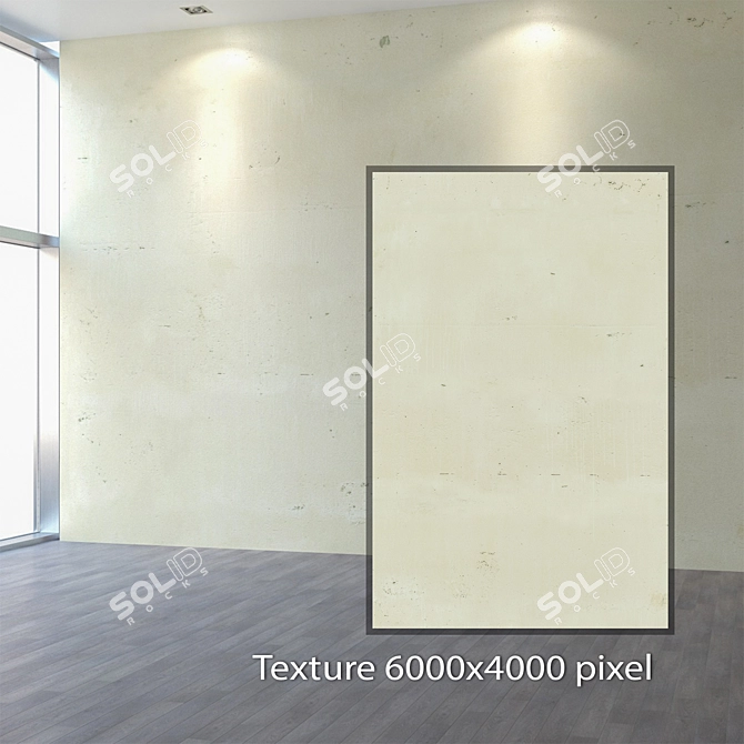 Seamless 4K Plaster Texture 3D model image 2