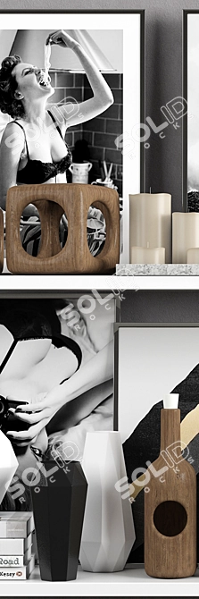 Exquisite Decoration Set: Detailed 3D Models 3D model image 3