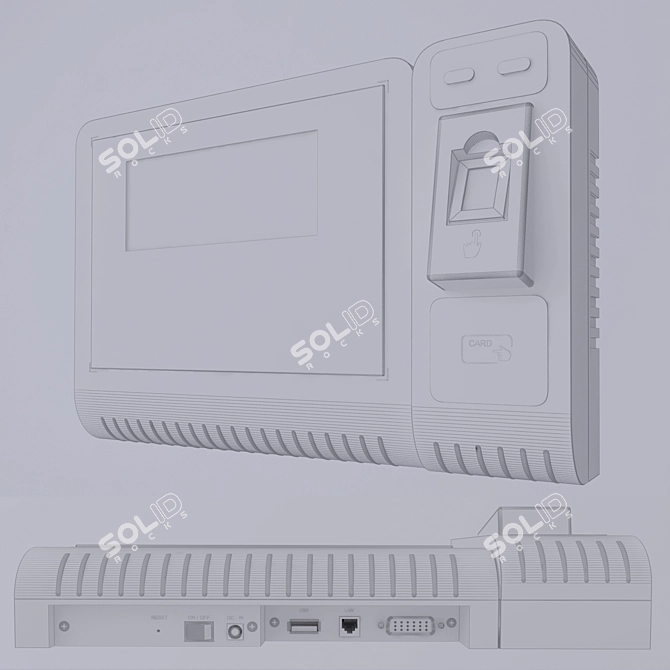 Staff Tracker: Control Employee Traffic 3D model image 2