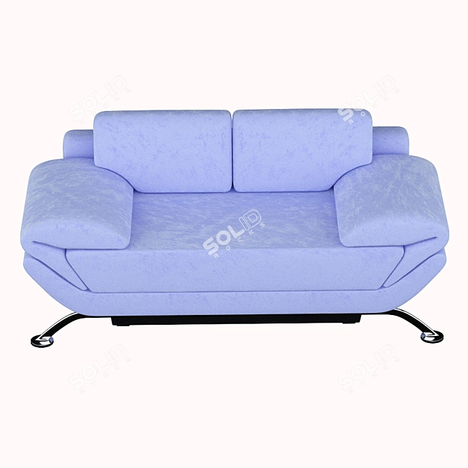 Elegant Polo-D Sofa: Transformable Design 3D model image 2