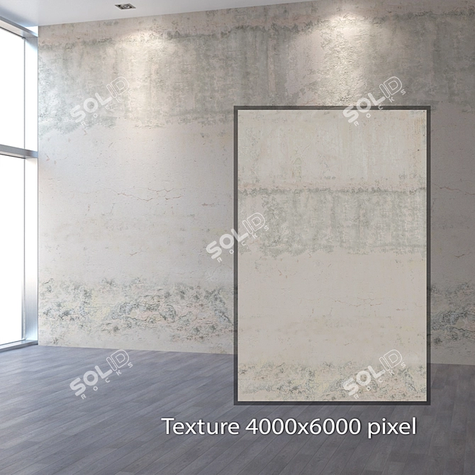 Seamless 4K Plaster Texture 3D model image 2