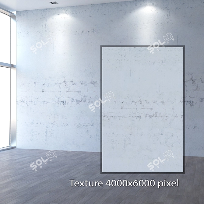 Seamless 4K Plaster Texture 3D model image 2