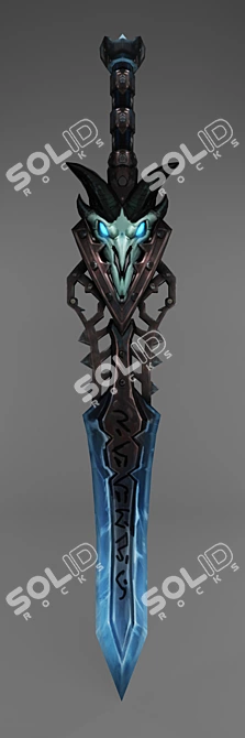 Ethereal Executioner Sword 3D model image 2