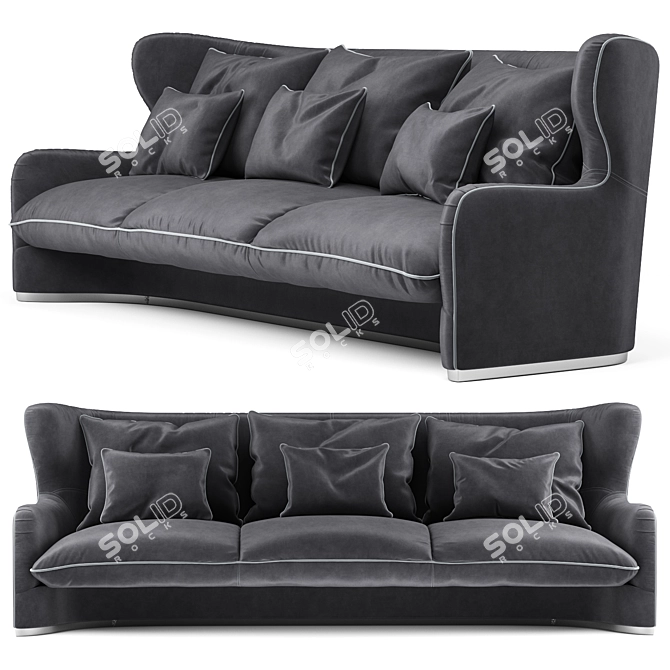 Sublime Balance Sofa - Visionnaire 3D model image 1