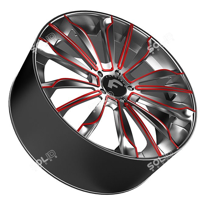 Forgiato Montare-ECL Wheel 3D Model 3D model image 2