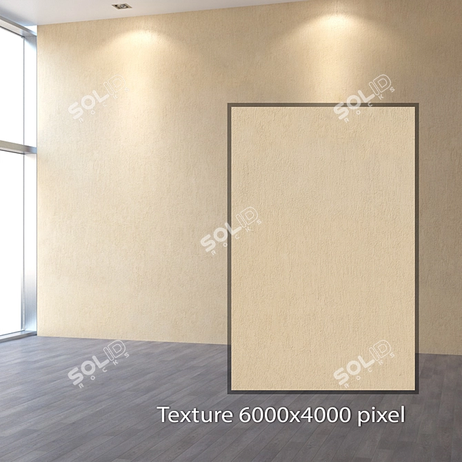 Seamless Plaster Texture 3D model image 2