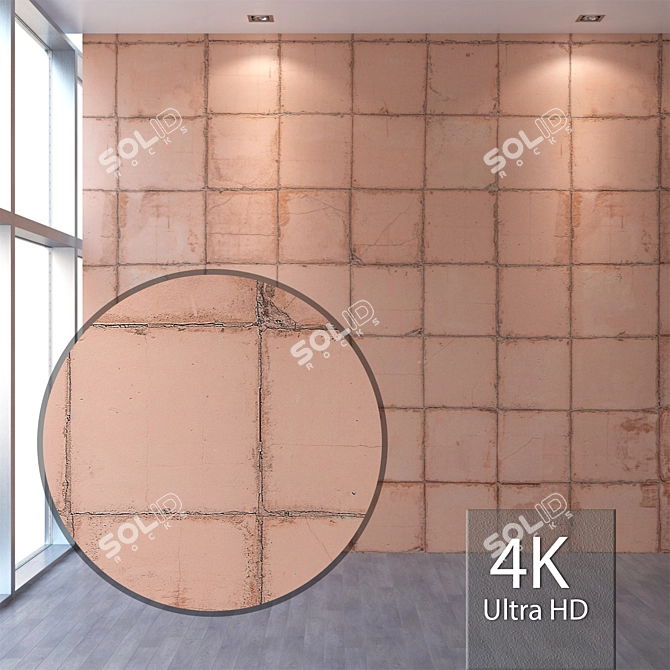 Title: Seamless 4K Plaster Texture 3D model image 1