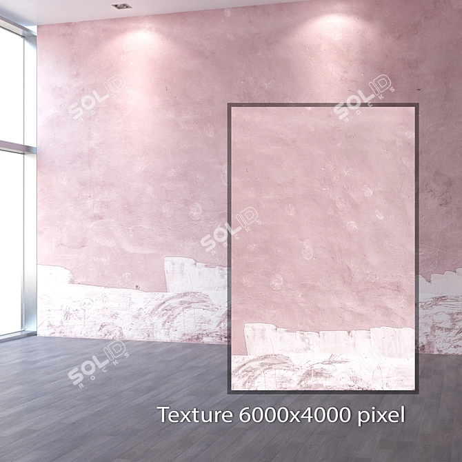 Seamless 4K Plaster Texture 3D model image 2