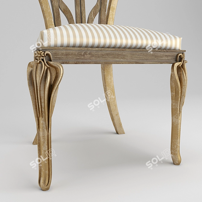 Elegant Chair Classic: Timeless Design 3D model image 3