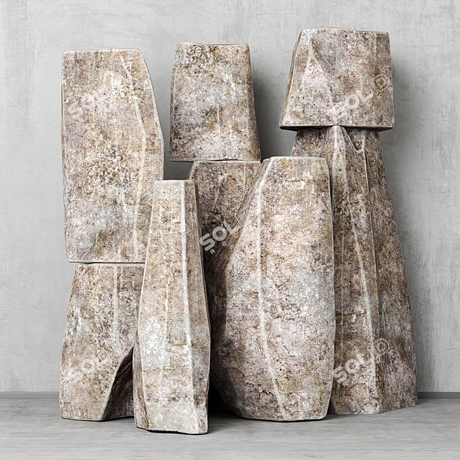 Rockstone: High-Quality 3D Model 3D model image 1