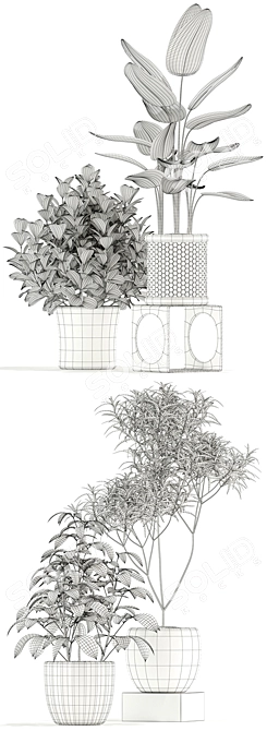 118 Plants Collection: Lush Greenery for Your Space 3D model image 2