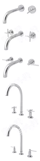 Grohe Atrio New Mixers: Modern Elegance for Your Bathroom 3D model image 2