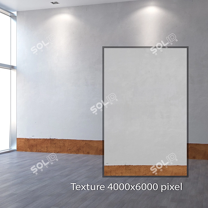 Seamless 4K Plaster Texture 3D model image 2