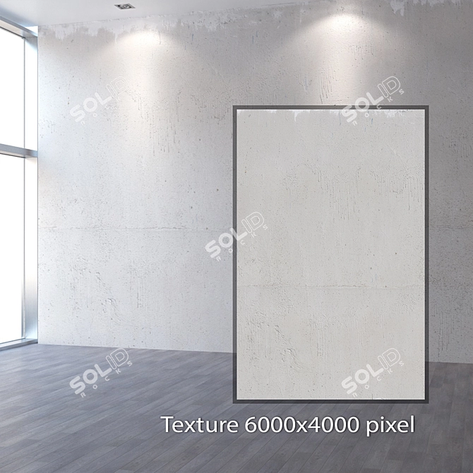 Seamless 4K Plaster Texture 3D model image 2