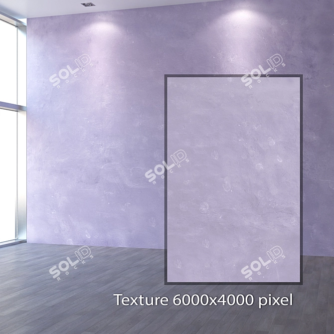 Seamless 4K Plaster Texture 3D model image 2