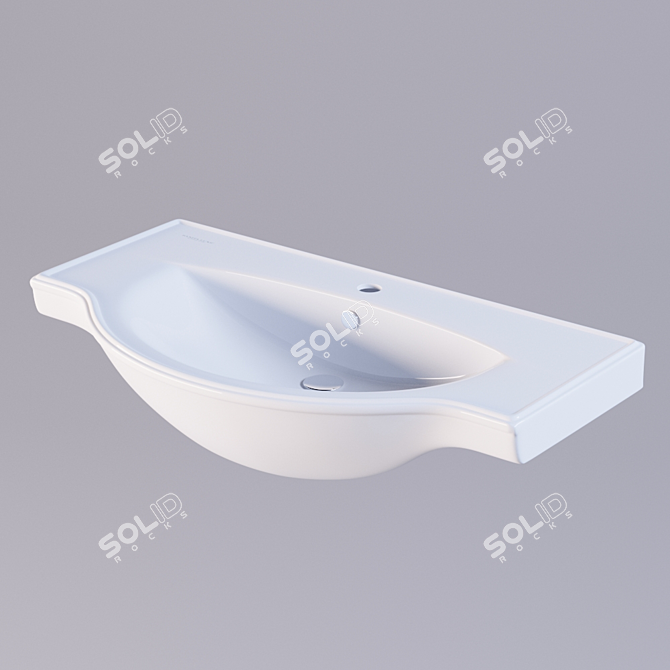 Luxury Classic Sink 3D model image 1