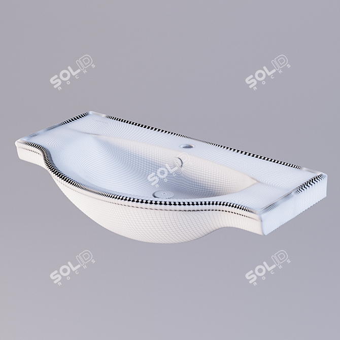 Luxury Classic Sink 3D model image 2