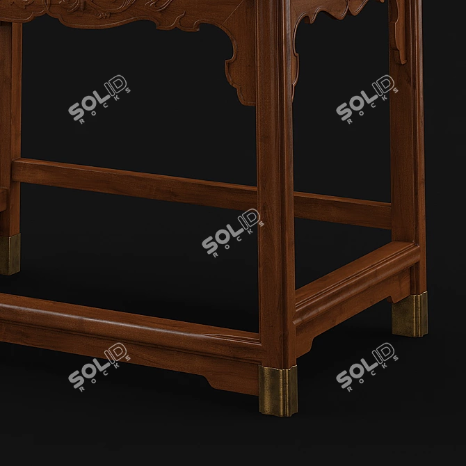 Late Ming Early Qing Chair - Antique Beauty 3D model image 3