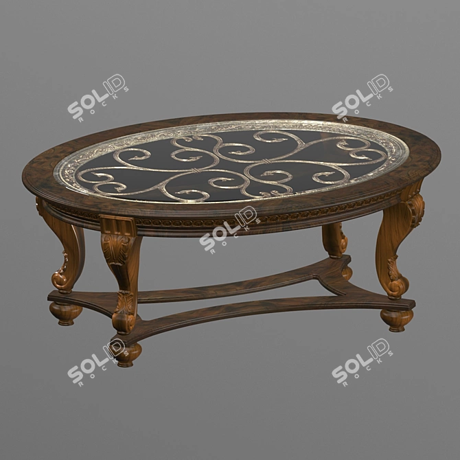 Elegant Norcastle Coffee Table 3D model image 3