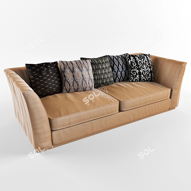 Classic Sofa 3D model image 1