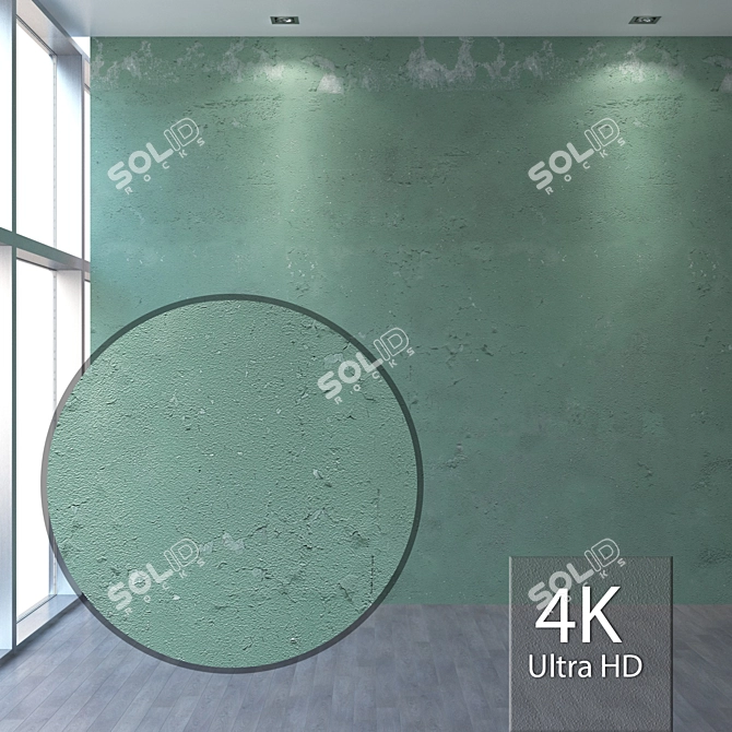 Title: Seamless 4K Plaster Texture 3D model image 1