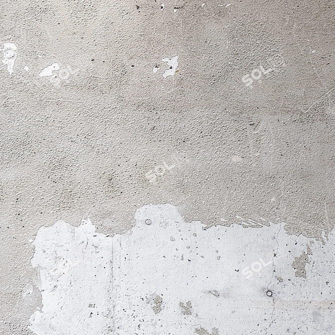 Seamless 4K Plaster Texture 3D model image 2