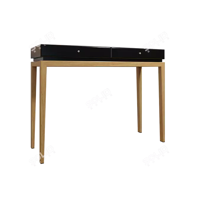 Elegance in Motion: Static Dressing Table 3D model image 1