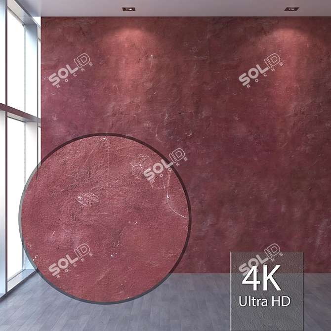 Artisan Seamless Plaster 3D model image 1