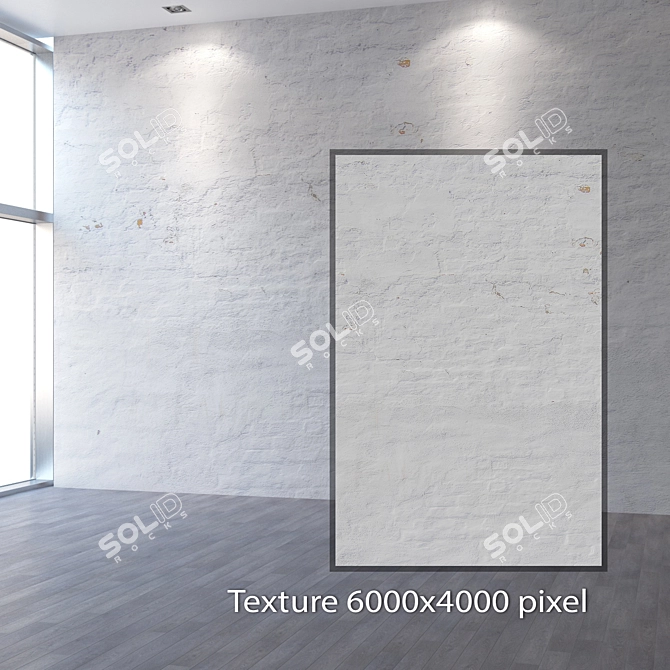 Seamless 4K Plaster Texture 3D model image 2