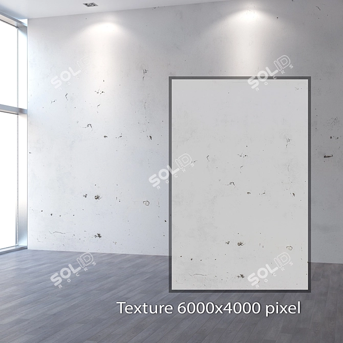 Seamless 4K Plaster Texture 3D model image 2