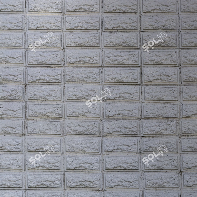 Seamless 4K Brick Texture 3D model image 3