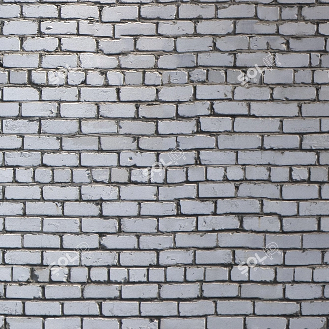 Seamless 4K Brickwork Texture 3D model image 3