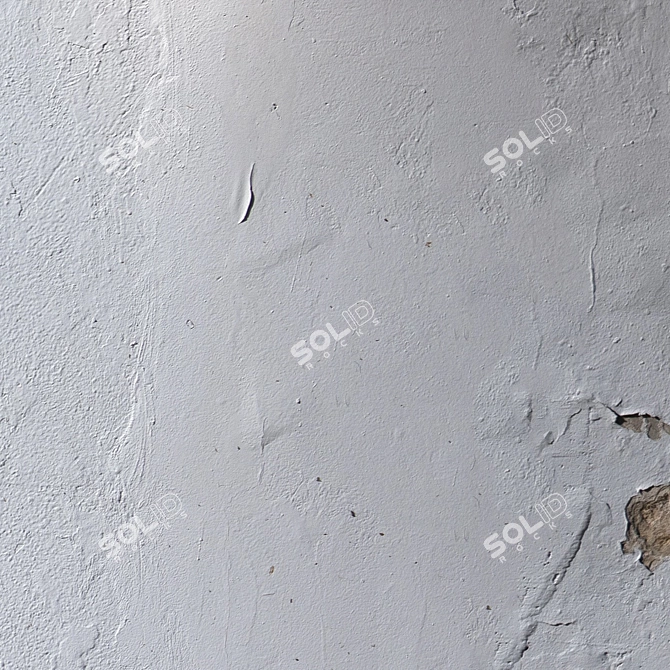 Seamless Plaster Texture: 4K 3D model image 3