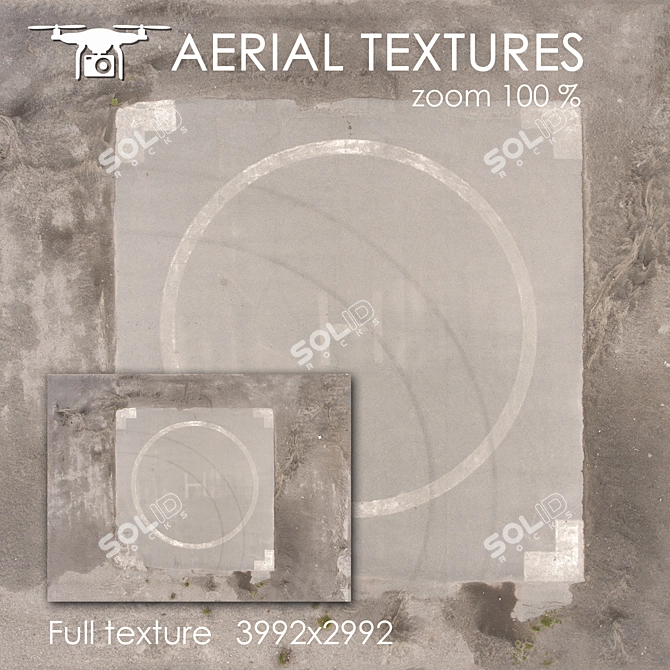 Title: Aerial Haven: 4K Seamless Exterior Texture 3D model image 1