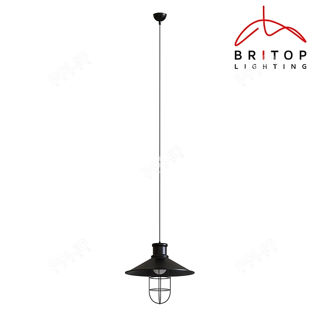 Britop Lofti 1154104: Stylish Hanging Lamp 3D model image 1