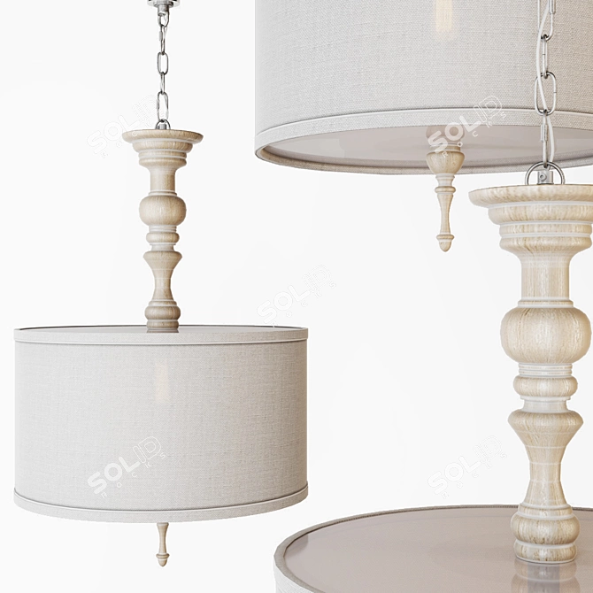  Stylish Loft Lamp 1181 3D model image 1